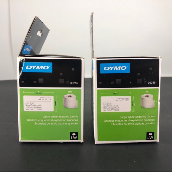 Dymo Shipping Labels - 2.31" X 4" 1 Roll Label White (30256) Lot Of 2 - Picture 7 of 9